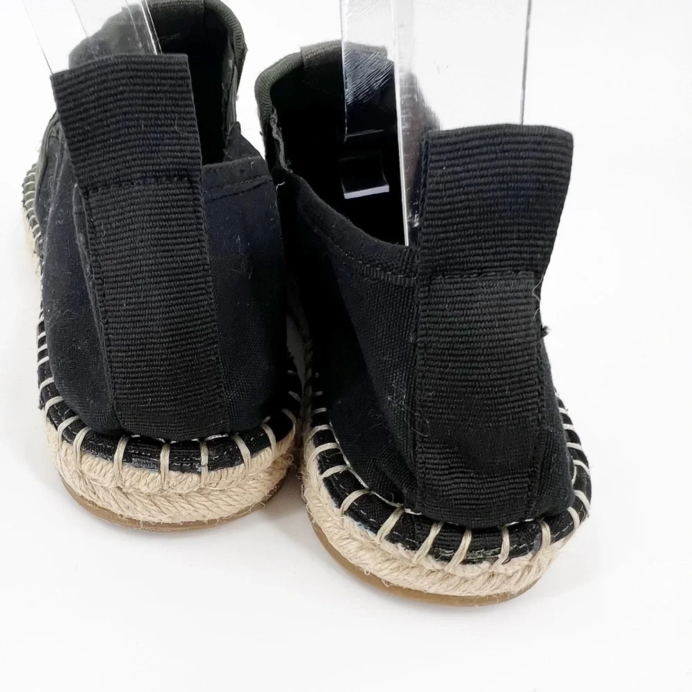 ✅ Zara COMBINATION ESPADRILLES GREEN/BLACK‎ SIZE 43